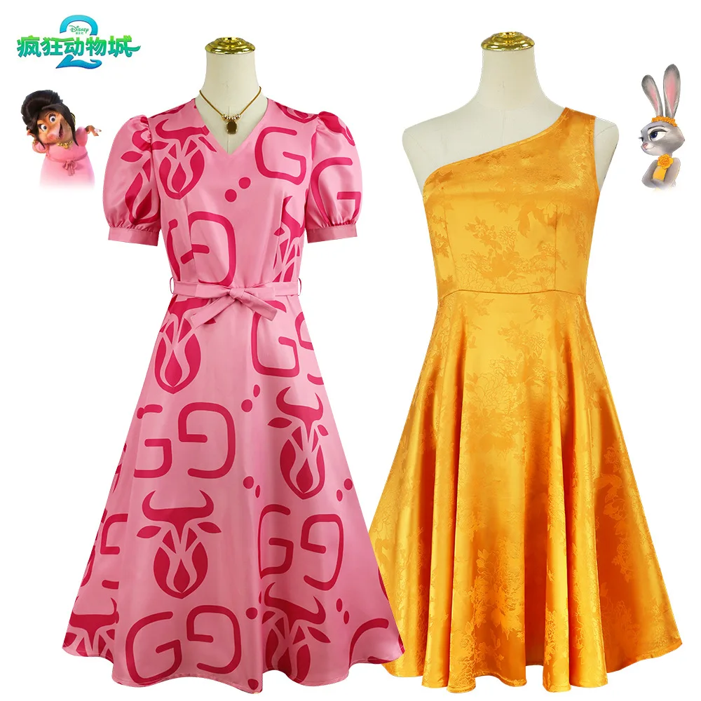 

Zootopia 2 Judy Hopps Cosplay Costume Uniform Halloween Carnival Party Christmas Play Role Clothes Clothing for Women