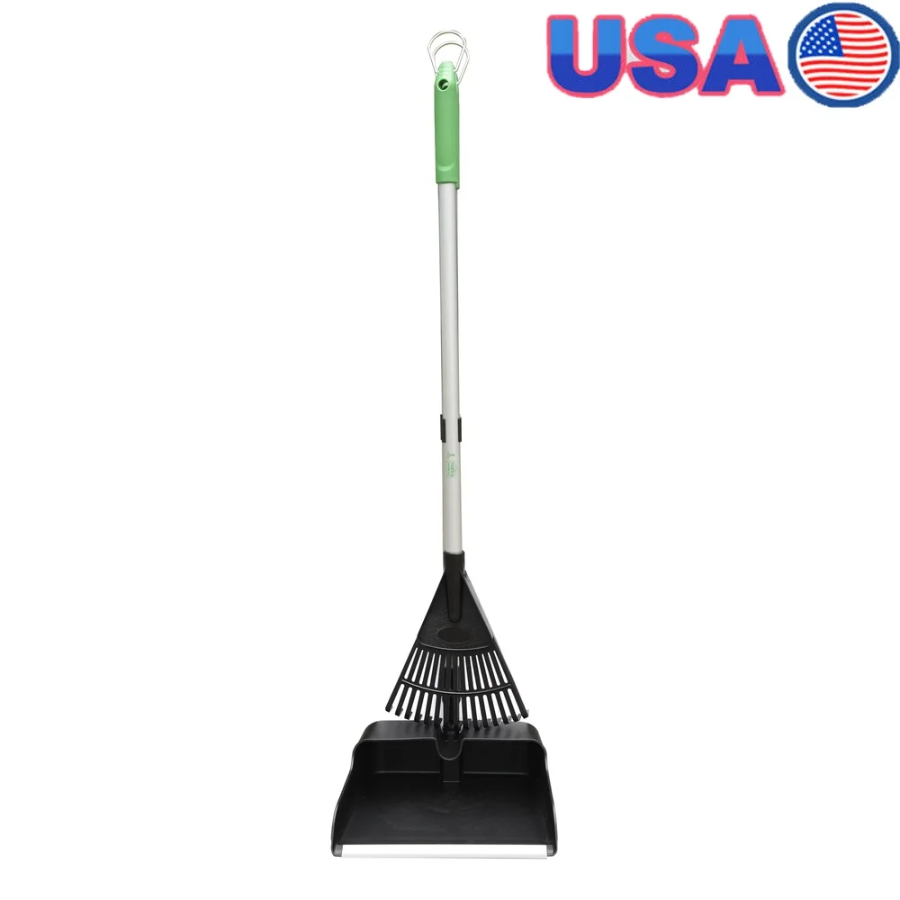 

Ручка из стекловолокна, 2-х предметные грабли и набор складных сковородок, многоцелевой садовый инструмент, прочный, устойчивый к атмосферным воздействиям, легкий вес для хранения