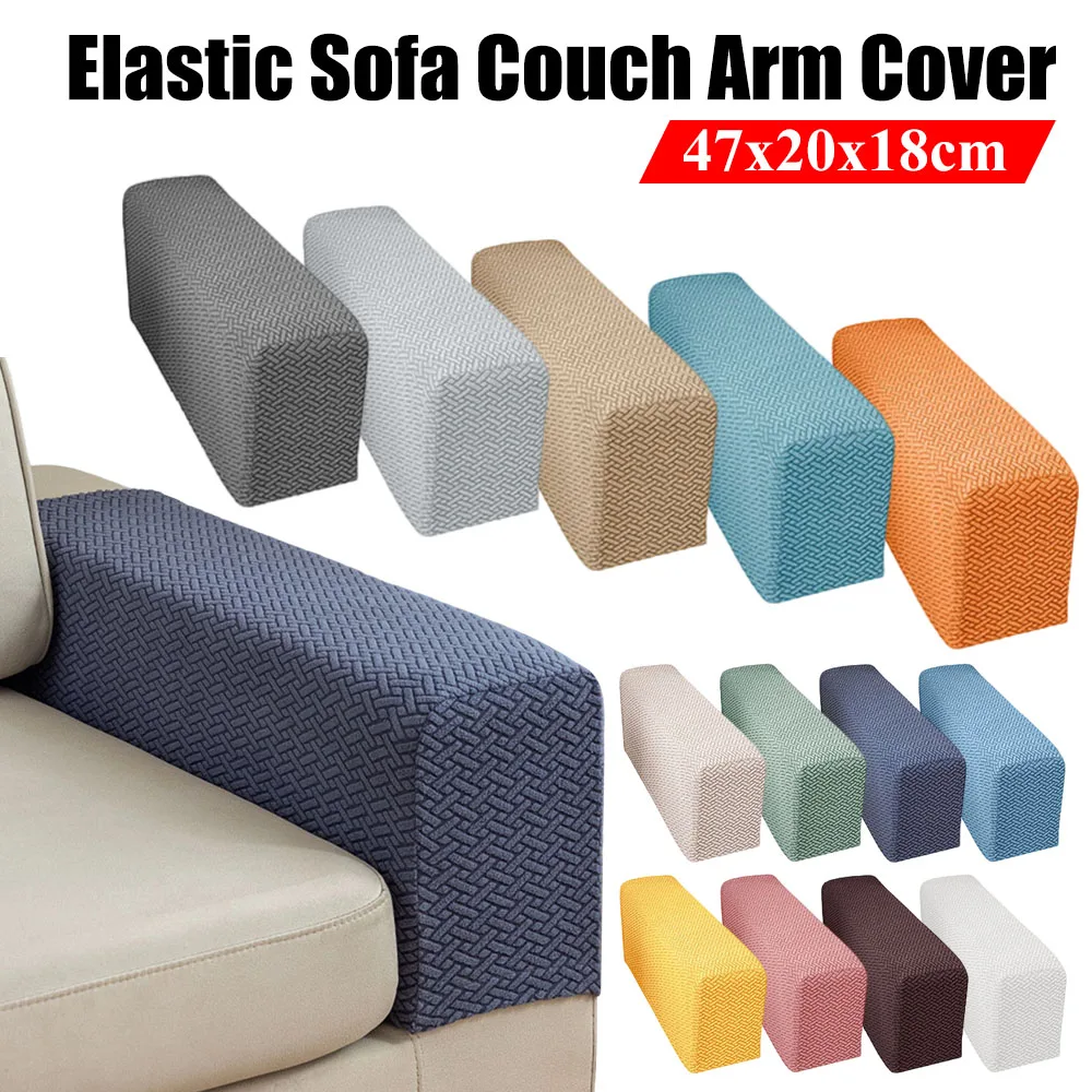 47 x 20 x 18 cm elastischer Stretch-Armlehnen-Schonbezug, 1 Stück, bequeme weiche Armabdeckung, Wohnmöbel, Couch-Armschutz, Sofa-Armabdeckungen