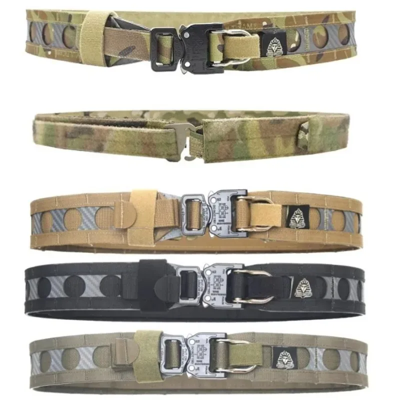 Quick Release Metal Buckle Airsoft Waistband Inside and Outside Style Ferro Style Belt Hunting Durable MOLLE Waist Seal