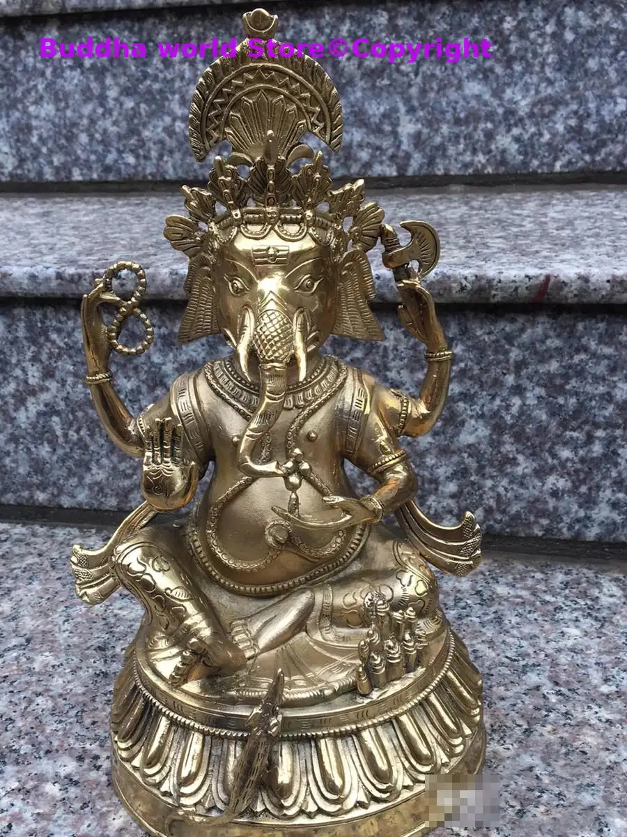 Asia Thailand Japan Buddhism the elephant god Mammon GANESH God of wealth Buddha statue Bring wealth money Good luck