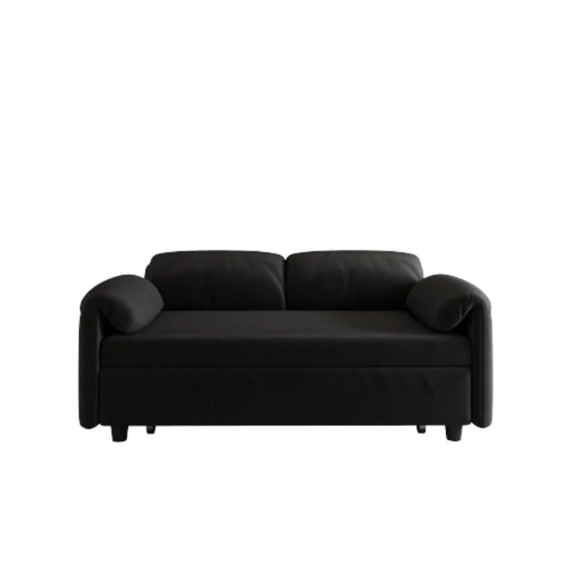 Velvet Retractable Bed, Sofa Sofa Bed With Armrest Storage Bag, Suitable For Living Room, Bedroom, Apartment, 54 