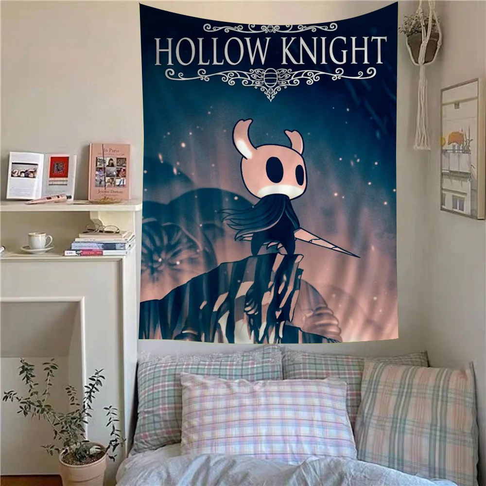 Game Hollow Knight DIY Wall Tapestry for Living Room Home Dorm Decor Wall Art Decor