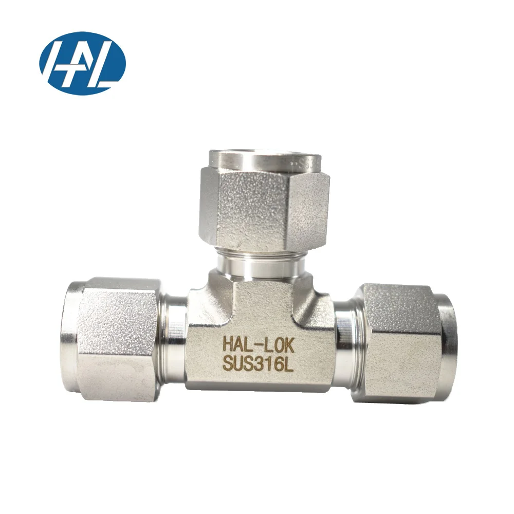 

Тройник из нержавеющей стали типа Swagelok, фитинги для трехходовых соединений