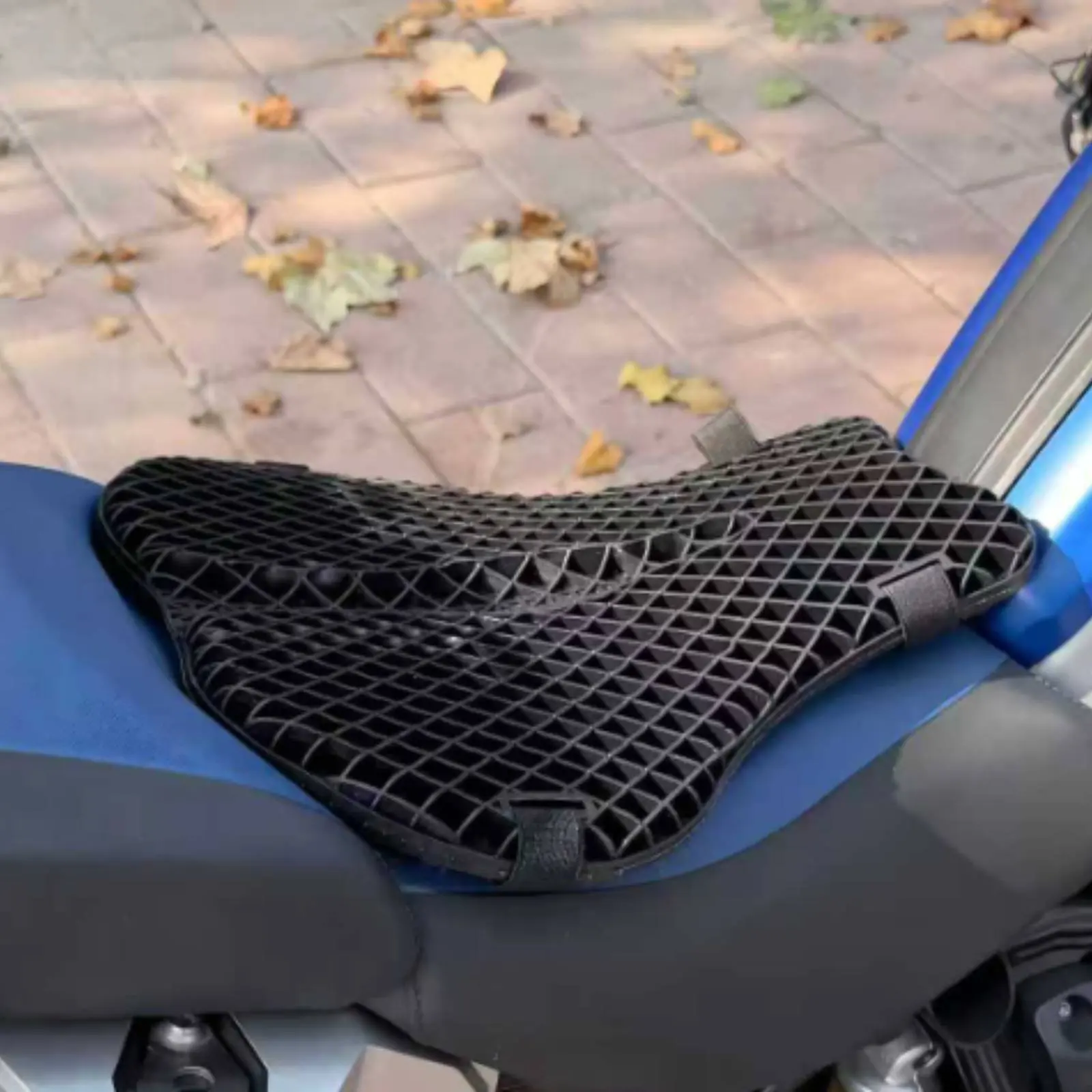 Motorcycle Gel Seat Pad Breathable Universal Motorcycle Seat Pad Waterproof Easy to Clean for Commuters