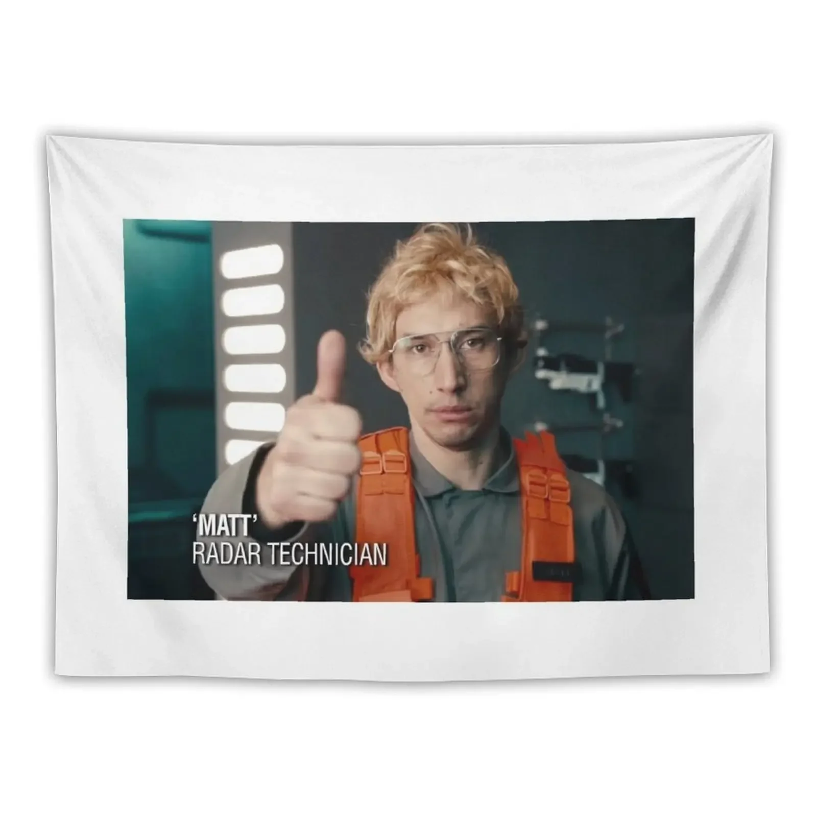 

Matt the Radar Technician Tapestry House Decoration Room Decoration Accessories Tapestry