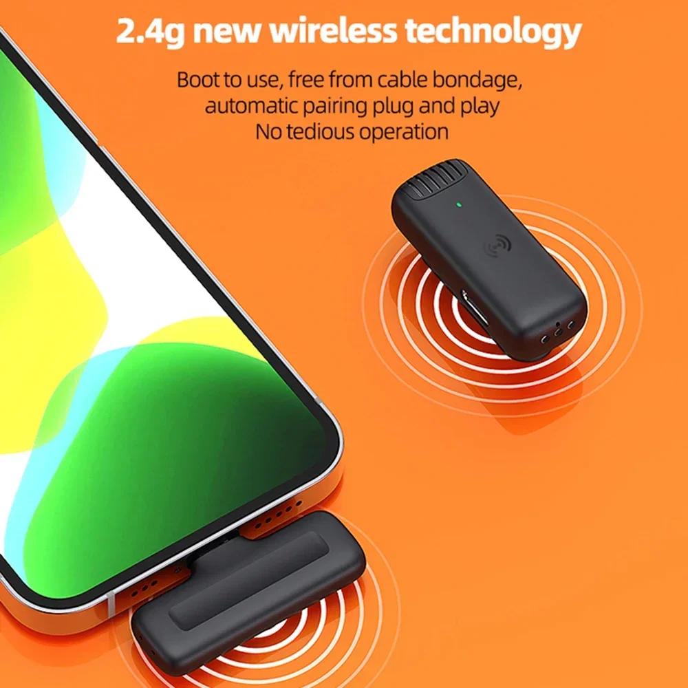 Original  Wireless lavalier Microphone J13 J12 Wireless Lapel Microphone Telephone Portable For Mobile Cell Phone Android Iphone
