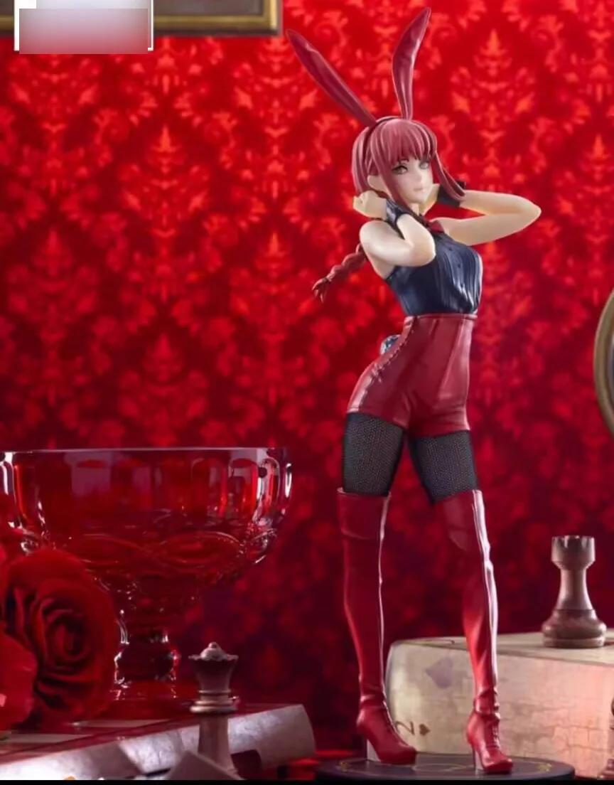 

Самая низкая цена, японская оригинальная аниме-фигурка Makima Bunny, красная ver, фигурка, коллекционная модель, игрушки для мальчиков