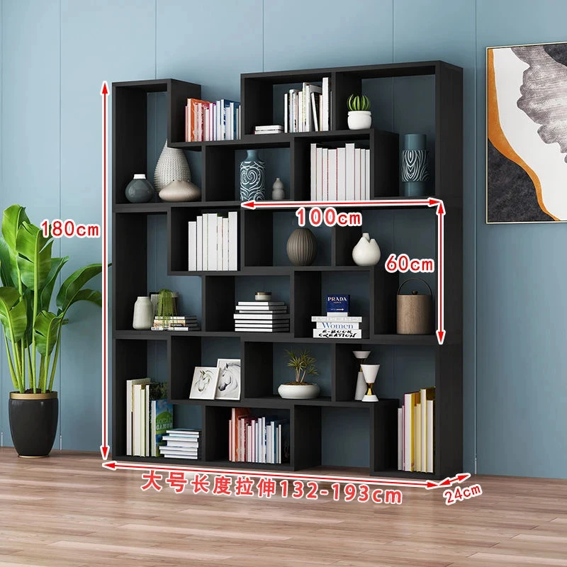 Combined Bookcase Corner Bookshelf Easy Shelf Display Rack