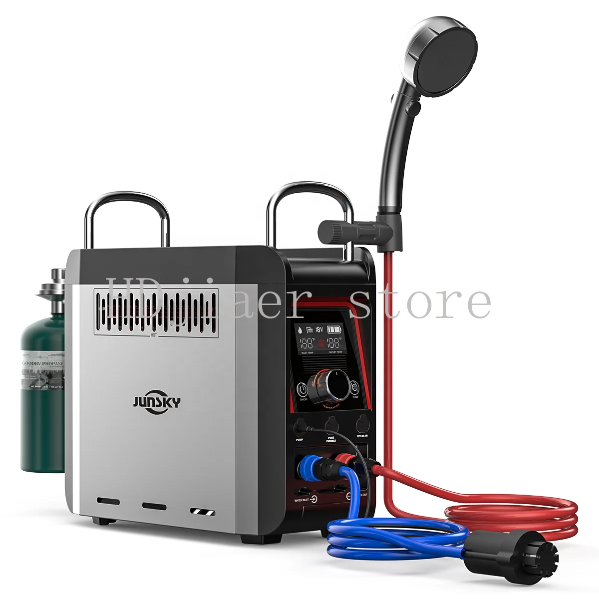 

Portable Propane Instant Heat Pump Gas Water Heater/Geyser – Competitive Design for Outdoor Camping RV