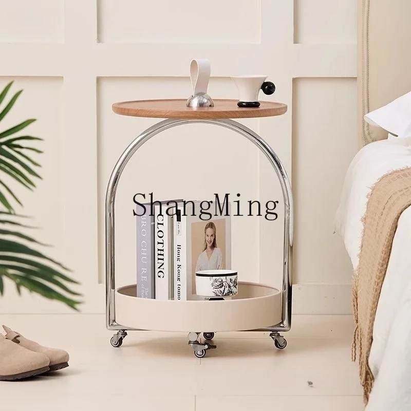 

CL living room household cream wind bed side few simple modern sofa rack