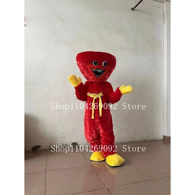 

Red Huggy Wuggi Sausage Mouth Monster Poppy Mascot Costume Plush TVMovie Character Cosplay Costumes Birthday Party Maskote Dress