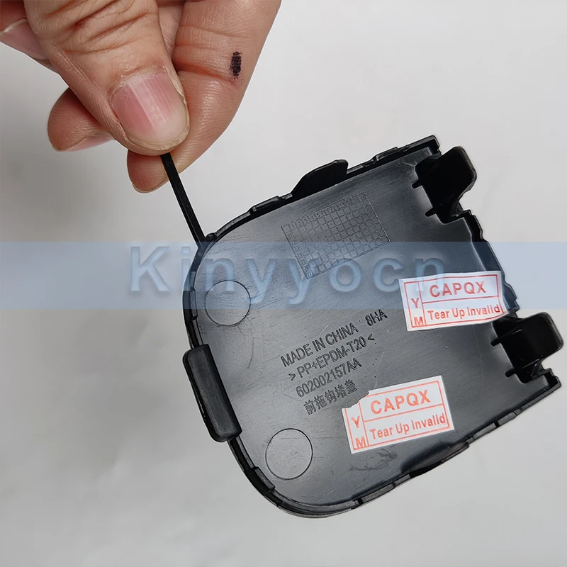 غير مصبوغ المصد الأمامي أو الخلفي سحب هوك غطاء لشيري أومودا 5 2022 2023 2024 الوفير سحب العين غطاء تغليف