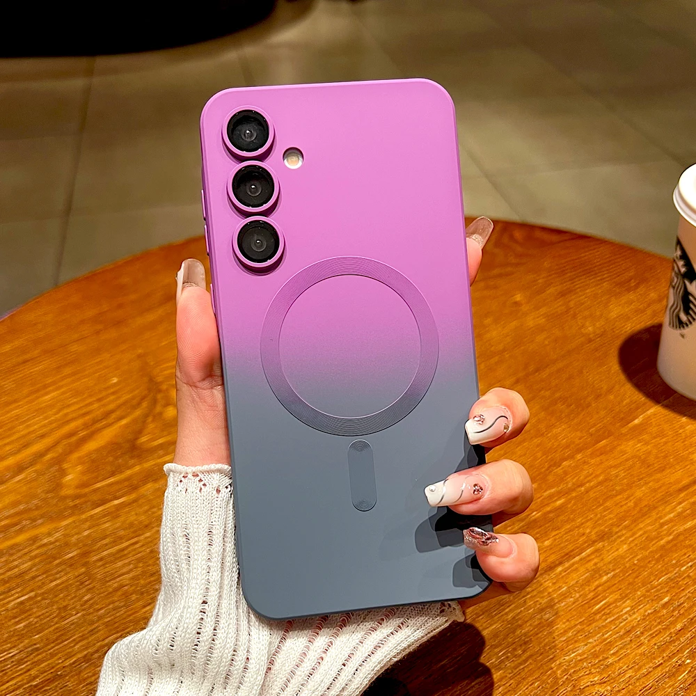 حافظة لهاتف سامسونج جالاكسي A56 A55 A54 A36 A35 A16 A15 5G A26 S25 Edge S24 S23 S21 Ultra Plus FE Magsafe