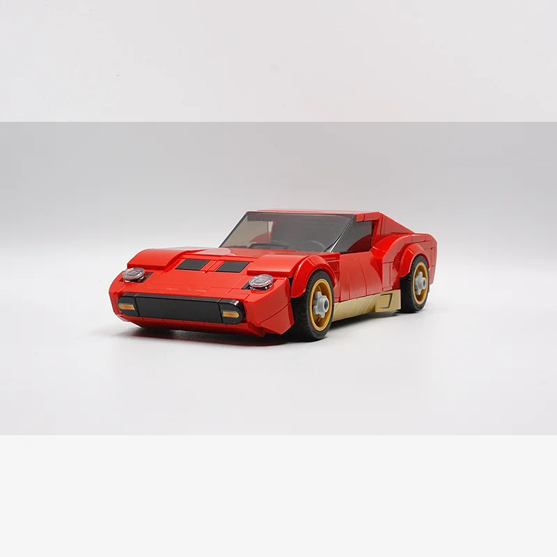331 Parts City Speed MOC Building Block Model V12 Red Supercar Toy For Boys Adults Children Christmas Holiday Gift