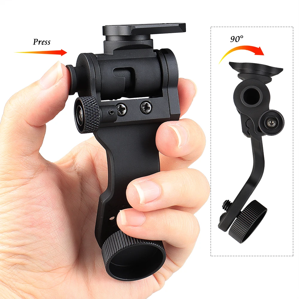 aluminum alloy PVS14 Night Vision Goggles J arm Bracket NVG Scope Mount dovetail Bridge L4G24 Helmet Adapter 6