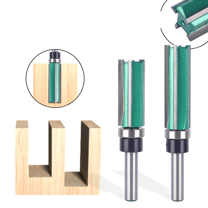 Allsome 8MM 12MM Shank 4 Pattern Bit Router Bit Woodworking Milling Cutter For Wood Bit Face Mill Carbide Cutter End Mill