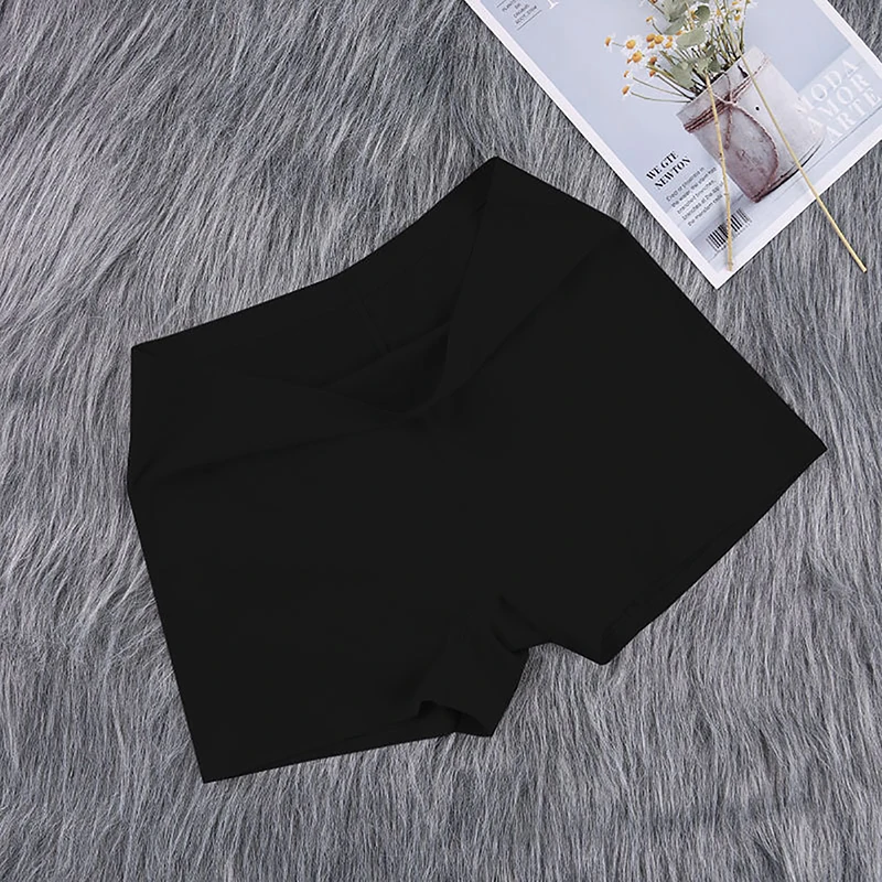 Women\'s Panties Seamless Women Boyshorts Boxers Cotton Crotch High Rise Tangas Ladies Safety Pants Thin Underwear Lingerie M-XL