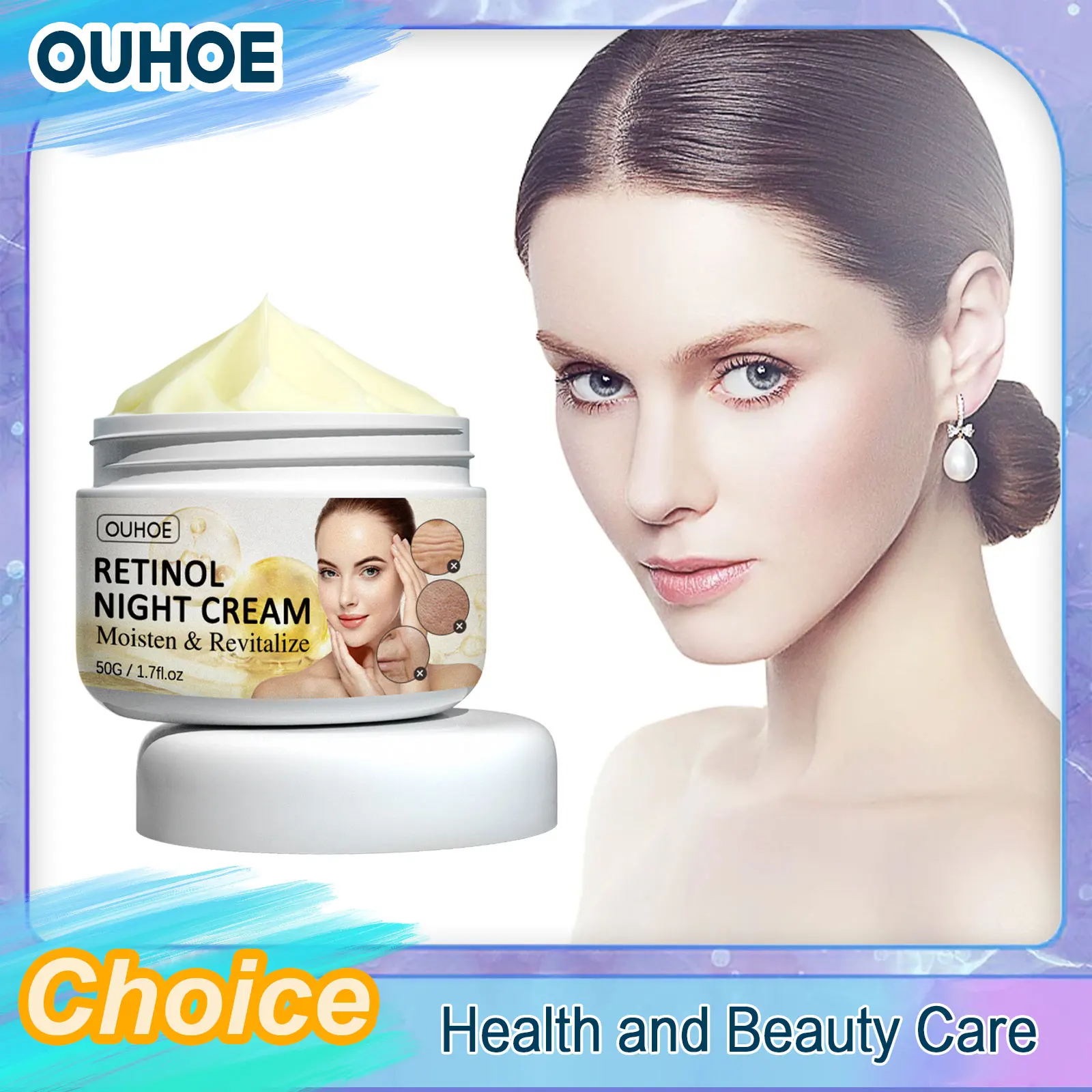 

Remove Wrinkle Cream Anti Aging Fade Fine Line Dark Circles Removal Whiten Moisturizing Nourishing Retinol Lifting Firming Cream