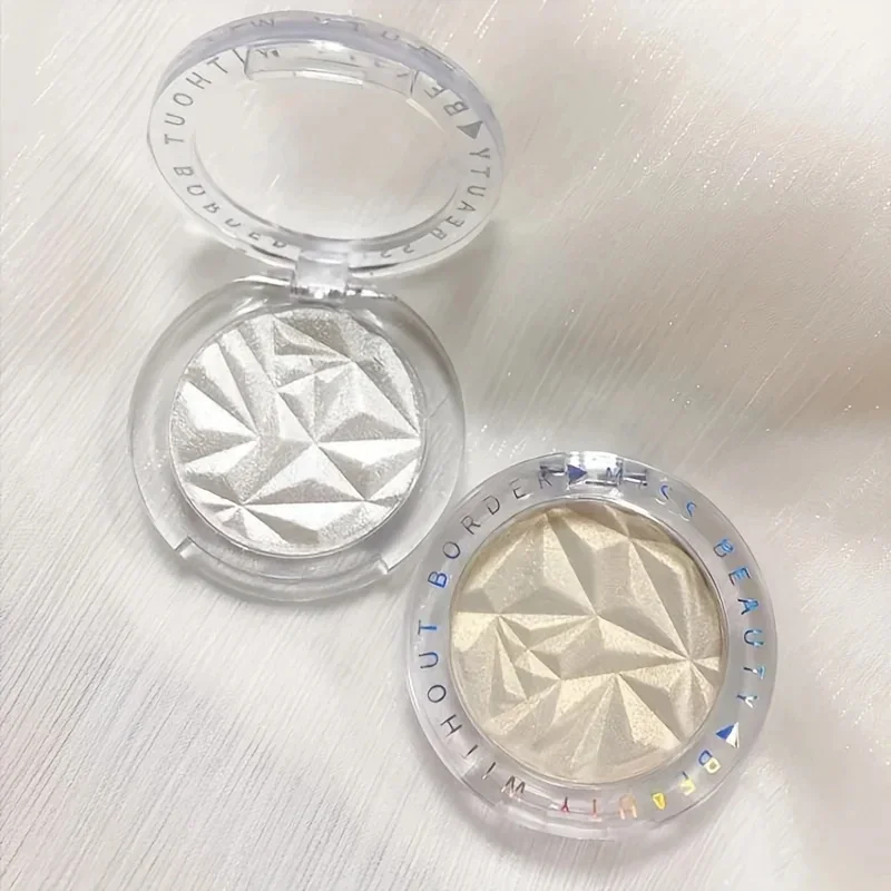 2 Colour Diamond Highlighter Palette Shimmering Face Contour Ultra Concentrated Glow Highlighter Shimmering Cosmetics New