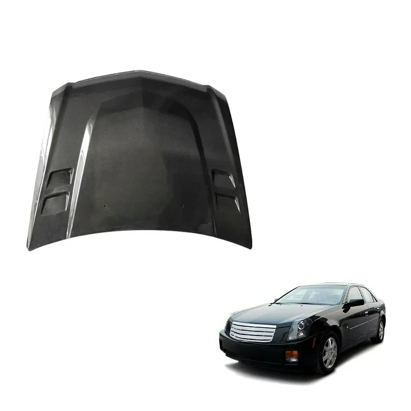 

Superior-Quality FORCadillac CTS (2008-2013) Upgraded LY Style Carbon Fiber Front Engine Hood Tuning Part