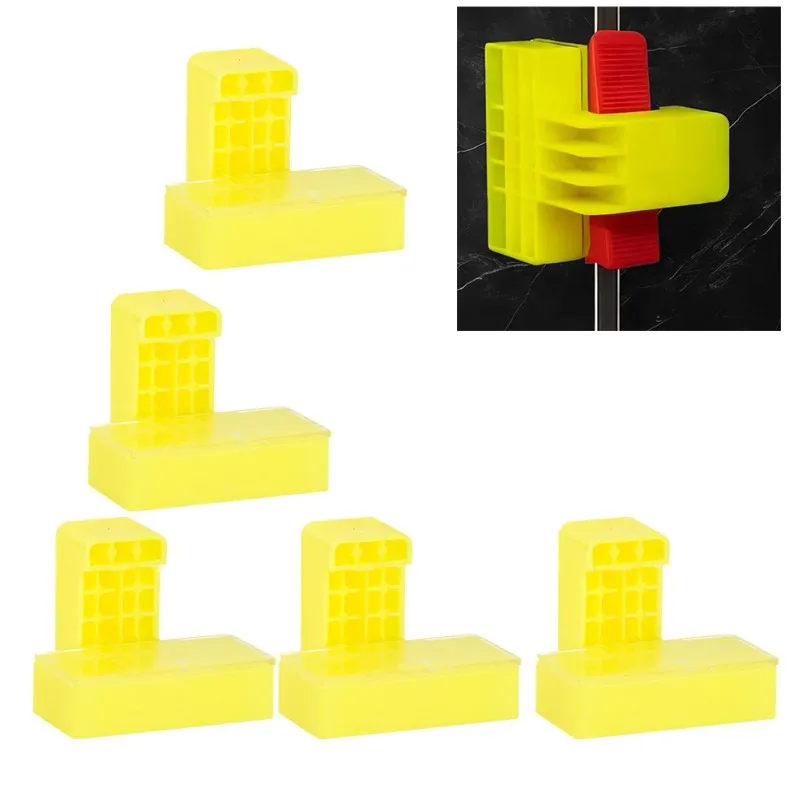 Tile Corner Leveling Clips 5PCS For Precise Wall Tile Corner Alignment And Uniform Joint Spacing At Inside And Outside Corners
