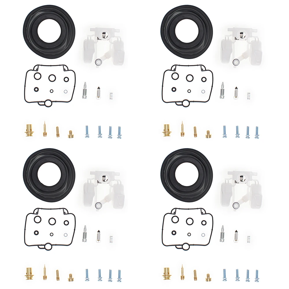

4Pcs For Suzuki GSX-R1100/W 1993-1998 GSXR1100 GSX-R 1100 Motorcycle Carburetor Repair Kit Diaphragm Float