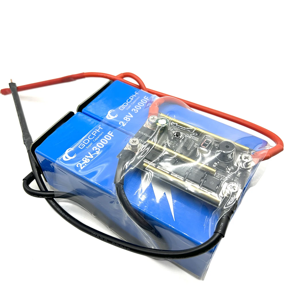 GDCPH-Módulo Super Capacitor com voltímetro, grande capacidade, Super Capacitor, 5.6V1500F, 2.8V3000F