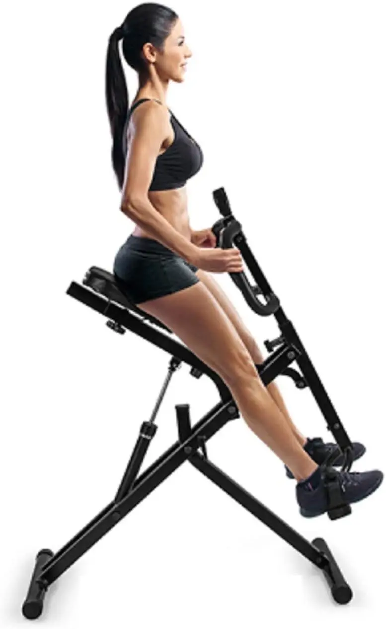 آلة ركوب الخيل القابلة للطي، معدات تمارين القلب ذات الأزمة الكاملة في صالة الألعاب الرياضية المنزلية