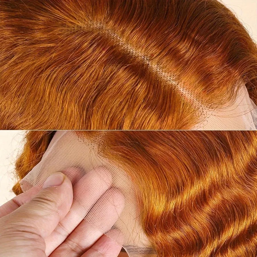 شعر مستعار صناعي بدانتيل أمامي مموج عميق للنساء ذوات البشرة السمراء مع شعر أطفال مسبقًا مقاوم للحرارة 28 بوصة شعر مستعار طويل لـ Natural Loo