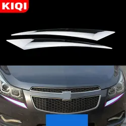 ABS Chrome Headlight Trim Sticker Lamp Eyebrow Cover Decoration Strip Stickers for Chevrolet Cruze Sedan Hatchback 2009-2014