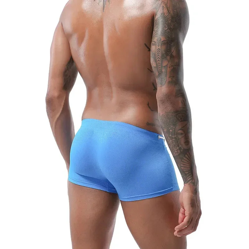 Boxer taille basse pour homme, maillot de bain, slip, short de plage, vêtements de plage