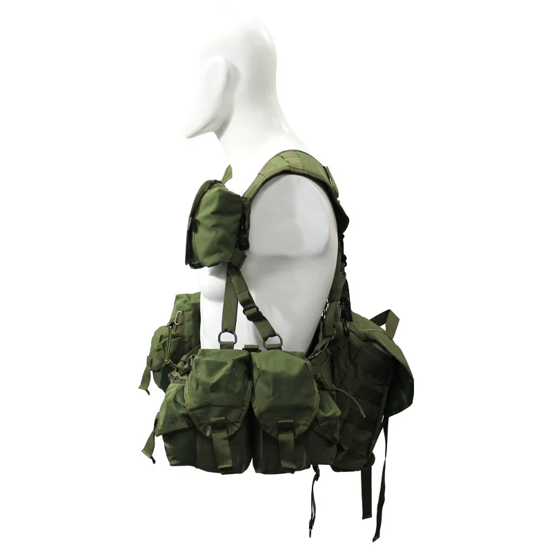 معلقة على الصدر التكتيكي للرياضات الخارجية، مناسبة لمستلزمات تدريب المعجبين العسكريين، سترة ألعاب الحرب، معلقة على الصدر، نوع الجيب للبطن #3