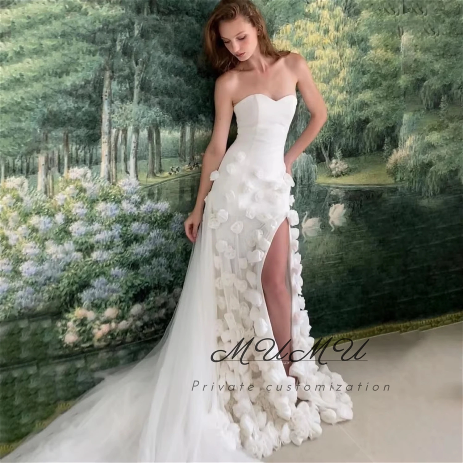 فساتين حفلات أنيقة مخصصة من MuMu 2025 فساتين زفاف فيخترنيا للحفلات فساتين سهرة نسائية وردي للحفلات الراقصة
