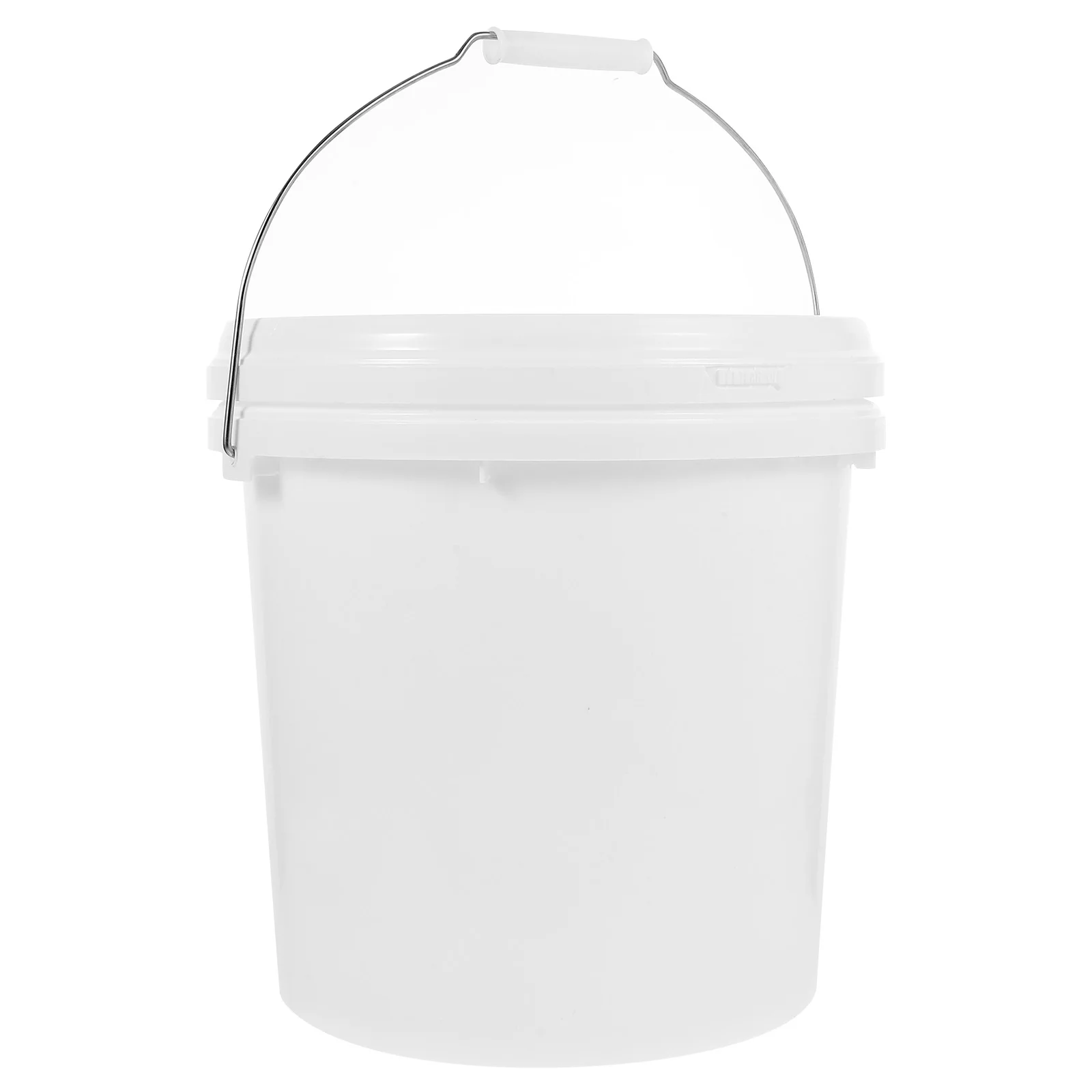 

2.2 Gallon 2.2 Gallon Bucket With Lid Paint Bucket Storage Airtight Empty White ABS 10L Sealed Lid Container Packaging