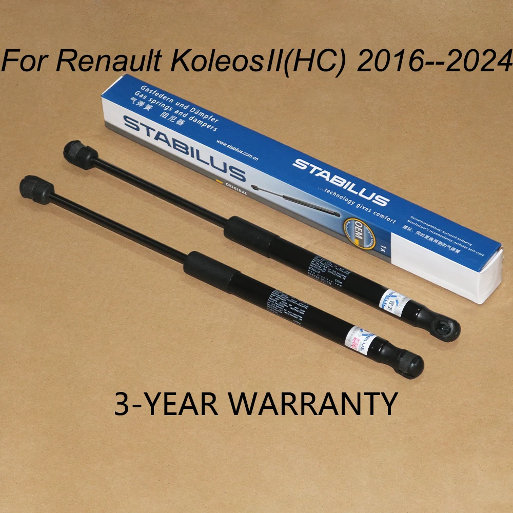 Car-styling Front Hoods Bonnets Gas Spring Strut Lifters for Renault Koleos KOLEOS II (HC) 2016--2024 654704432R/654705498R/654