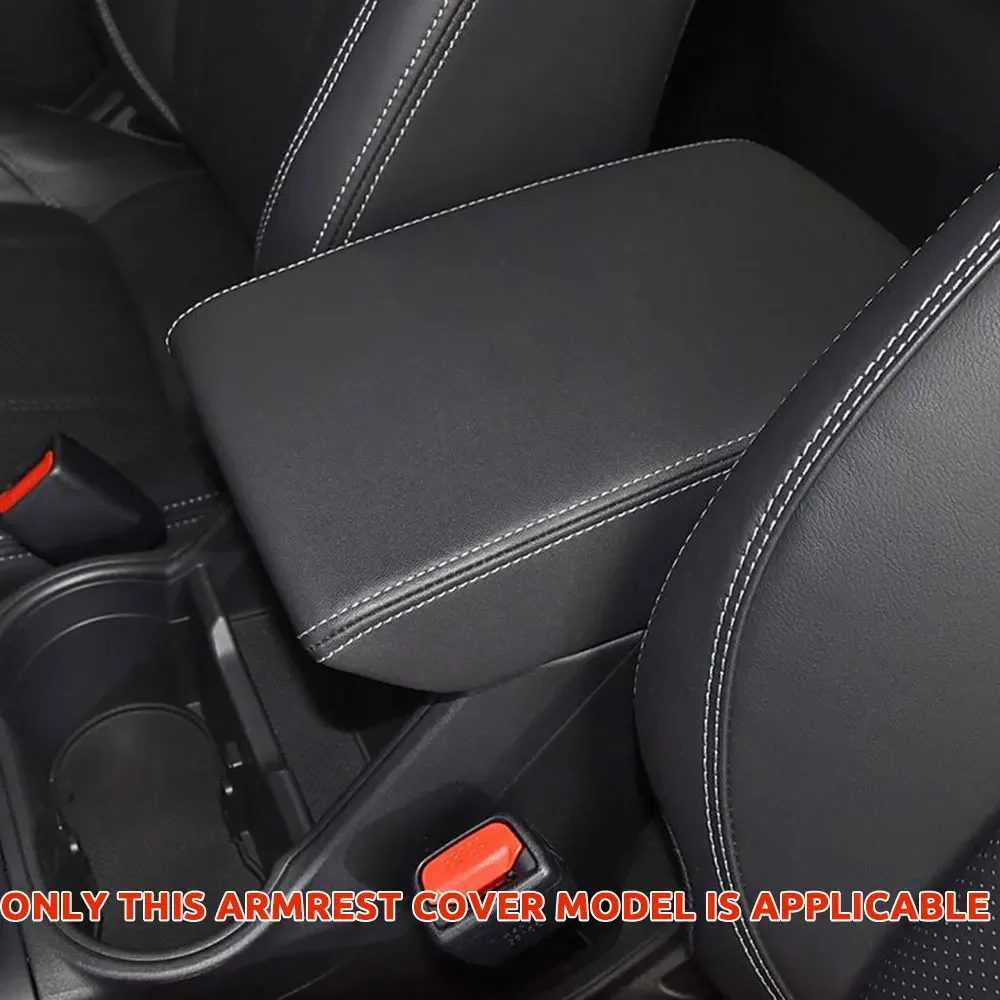 Faux Leather Easy Clean Car Armrest Box Center Console Lid Armrest Cover Car Accessories For Subaru Forester 2019-2023