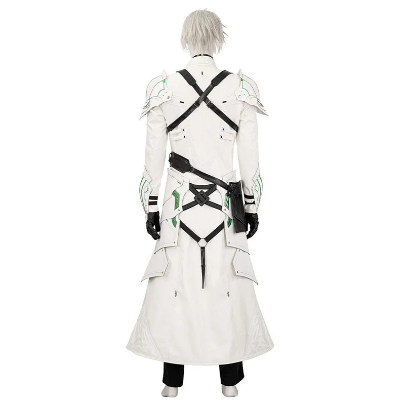 Game FF7 Sephiroth Cosplay Costume Youth Men Uniform Coat Pants Full Set   Halloween Party Outfits