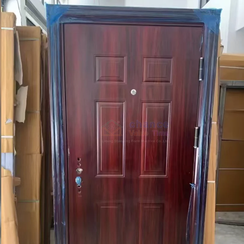 Outdoor Commercial Fireproof Steel Security Front Door Rear Door Wholesale Residential