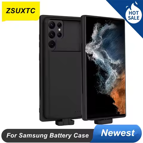 10000Mah Battery Charger Case For Samsung Galaxy S20 FE A51 A71 S22 Ultra Note 8 A50S A13 A21S M31 A31 M31S A52 A20 A30 A50 A53