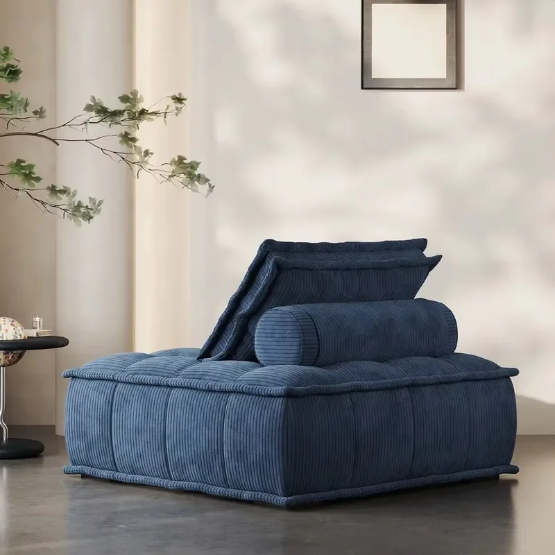 Modern Modular Vacuum Packed Sofa Bed High Density Sponge Fabric Compressed Sofa Boneless Couch for Living Room