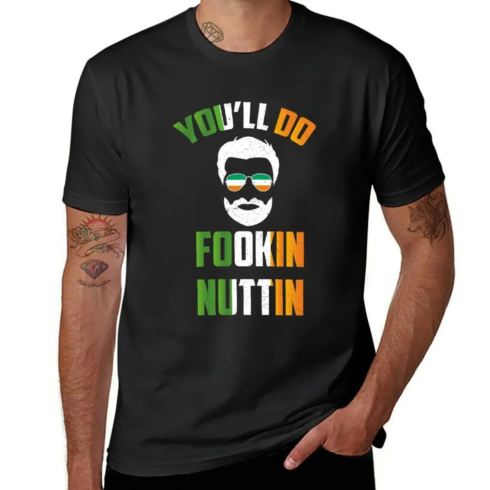 Irish Boxing You'll Do Fookin Nuttin T-Shirt funny costumes Aesthetic clothing korean fashion blanks vintage t shirt men