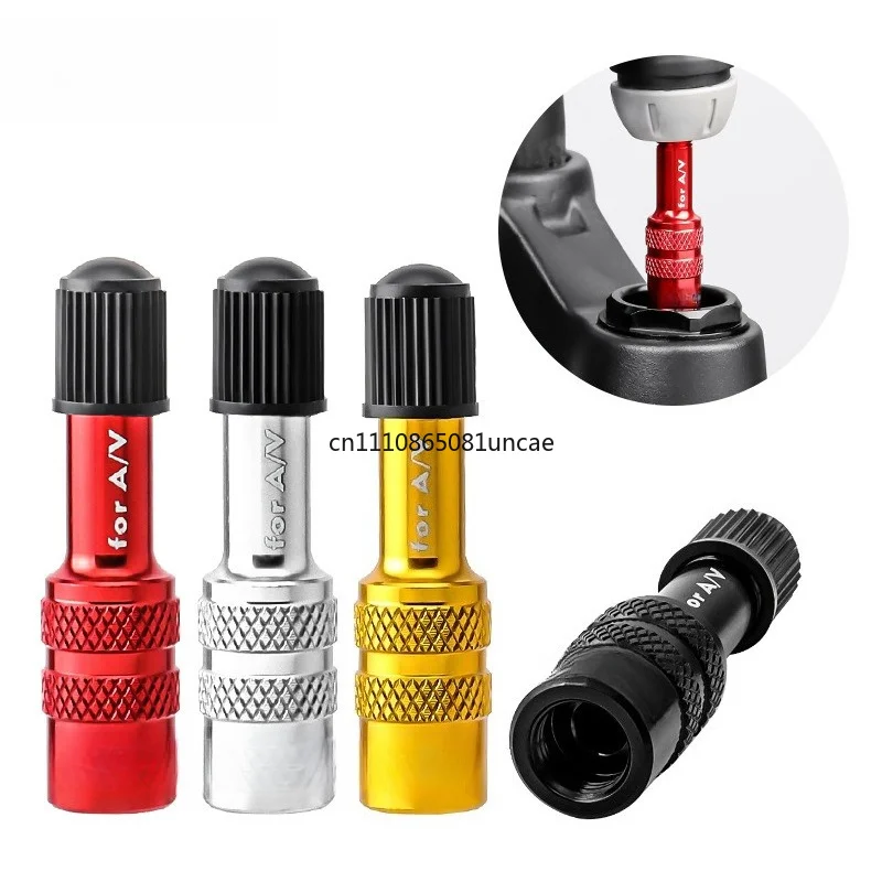 American AV Air Valve Extension Adapter MTB Front Suspension Fork Rear Shock Inflation Conversion Nozzle Cycling Spare Parts