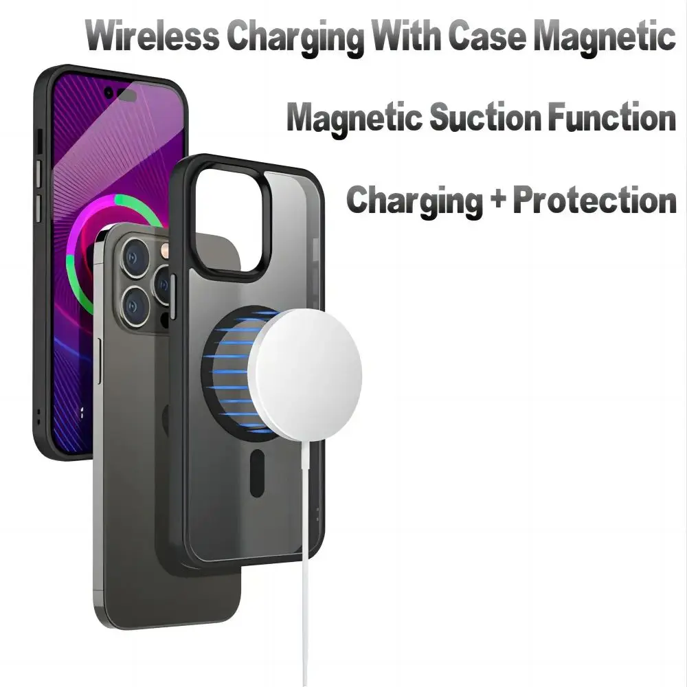 الأميرة أنثى رئيس القهوة قضية الهاتف ل Magesafe المغناطيسي اللاسلكي غطاء آيفون 17 الهواء 16e 11 12 13 14 15 برو ماكس زائد