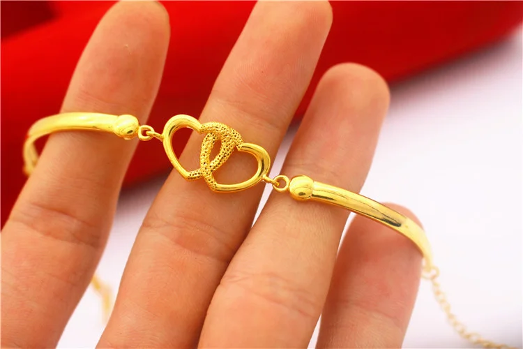 Copper Plated Vietnam Glod Sand Love Fox Lady Bracelet Popular Jewelry Korean Version Never Fade Jewelry Gift