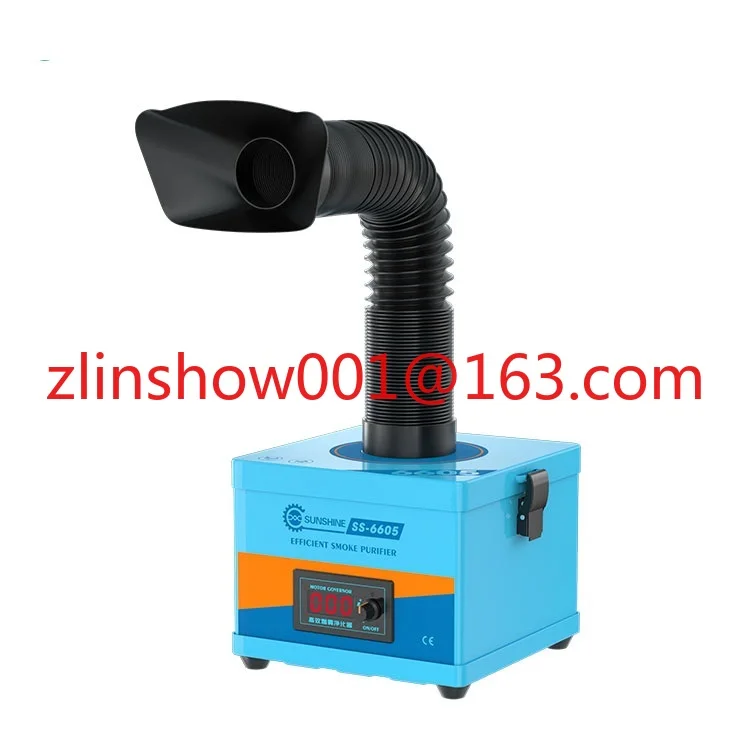 SS-6605 air purifier filter fume purifying and filtering system smoke machine mobile phone welding fume extrac