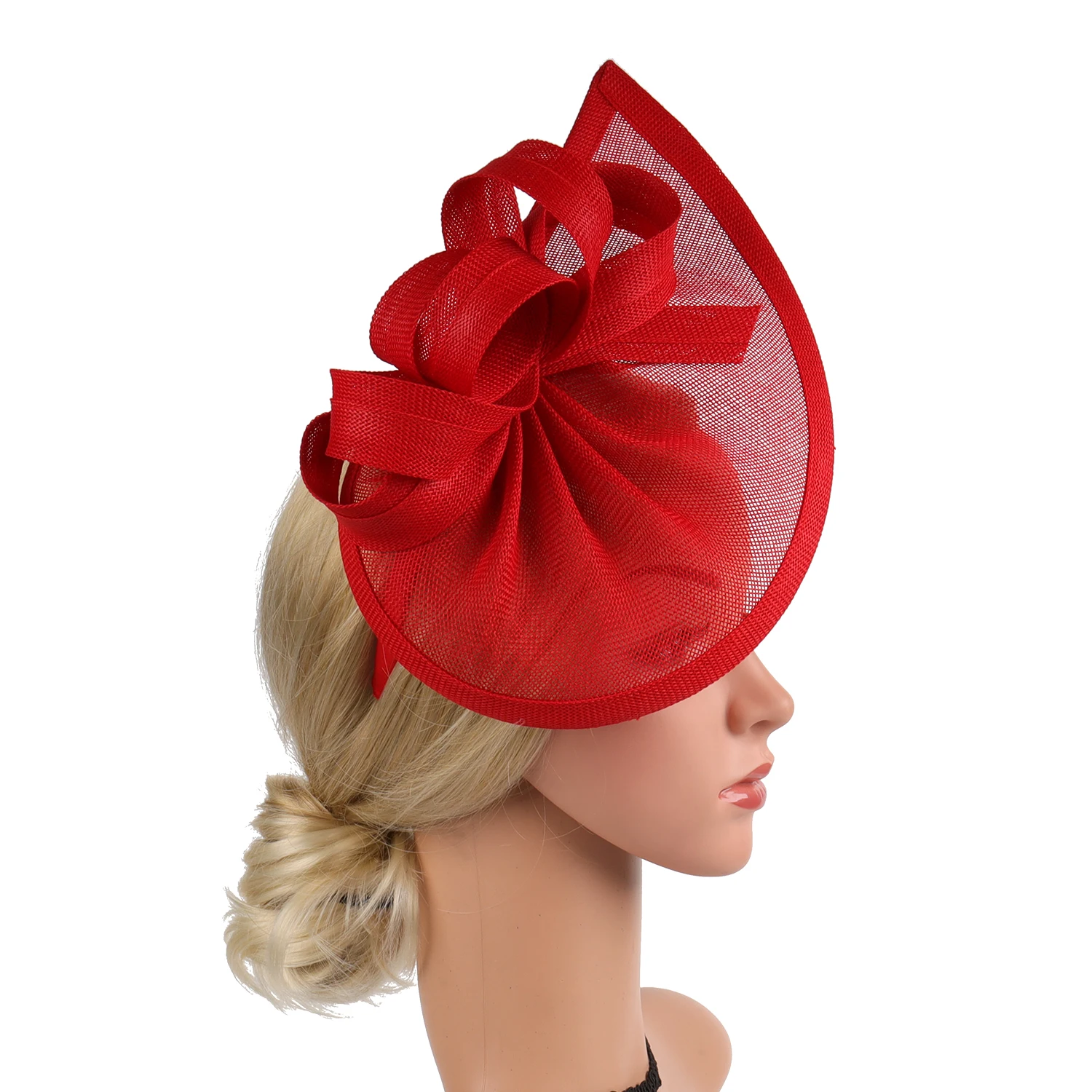 Neuer Cocktail-Teeparty-Fascinator-Stirnband Vintage Kentucky Derby Schleifen-Fascinator für Hochzeiten und Frauen – Detail 5