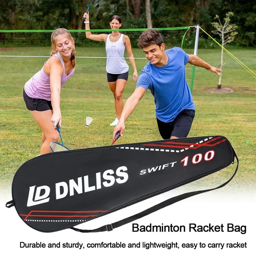 Protective Pouch Thick Badminton Racket Bag Oxford Portable Racket Protective Cover Tennis Storage Badminton Racket