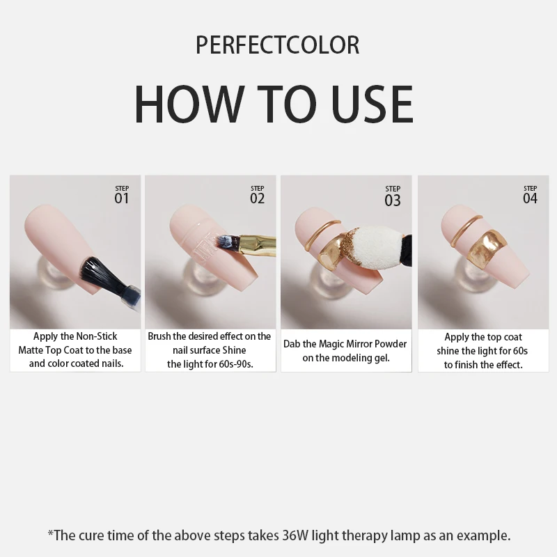 PERFFECT COLOR 12ml Non-Stick Matte Gel Top Coat Gel Polish Powder-Resist Matte Gel Top Coat for Long Lasting