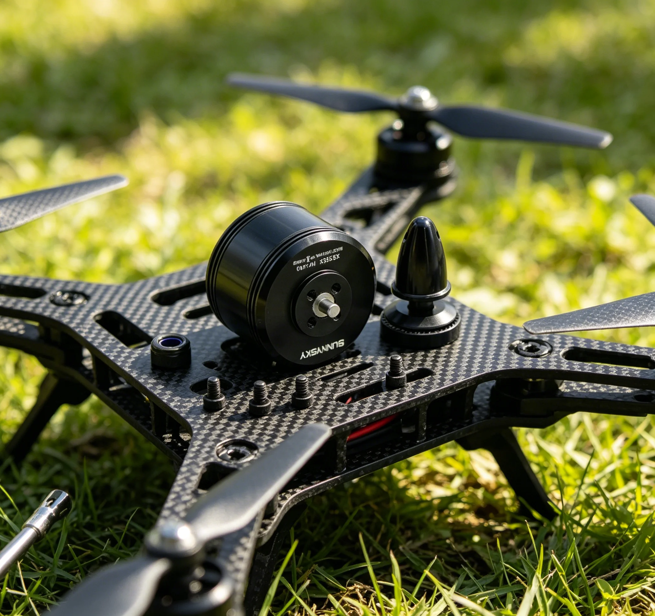 

Бесколлекторный двигатель SunnySky X3515S V3 Edition 400KV - оптимизирован для FPV-дронов 6S для гонок на дальние дистанции, высокомоментный аутраннер